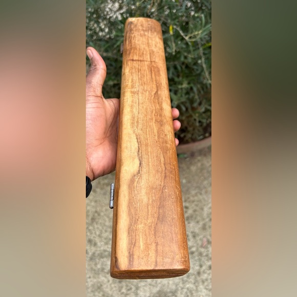 VTG Hand Carved Oware Board Game 🇧🇯 Sz 15.5”x1.5” - Picture 6 of 7